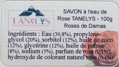 Savon à l'eau de rose